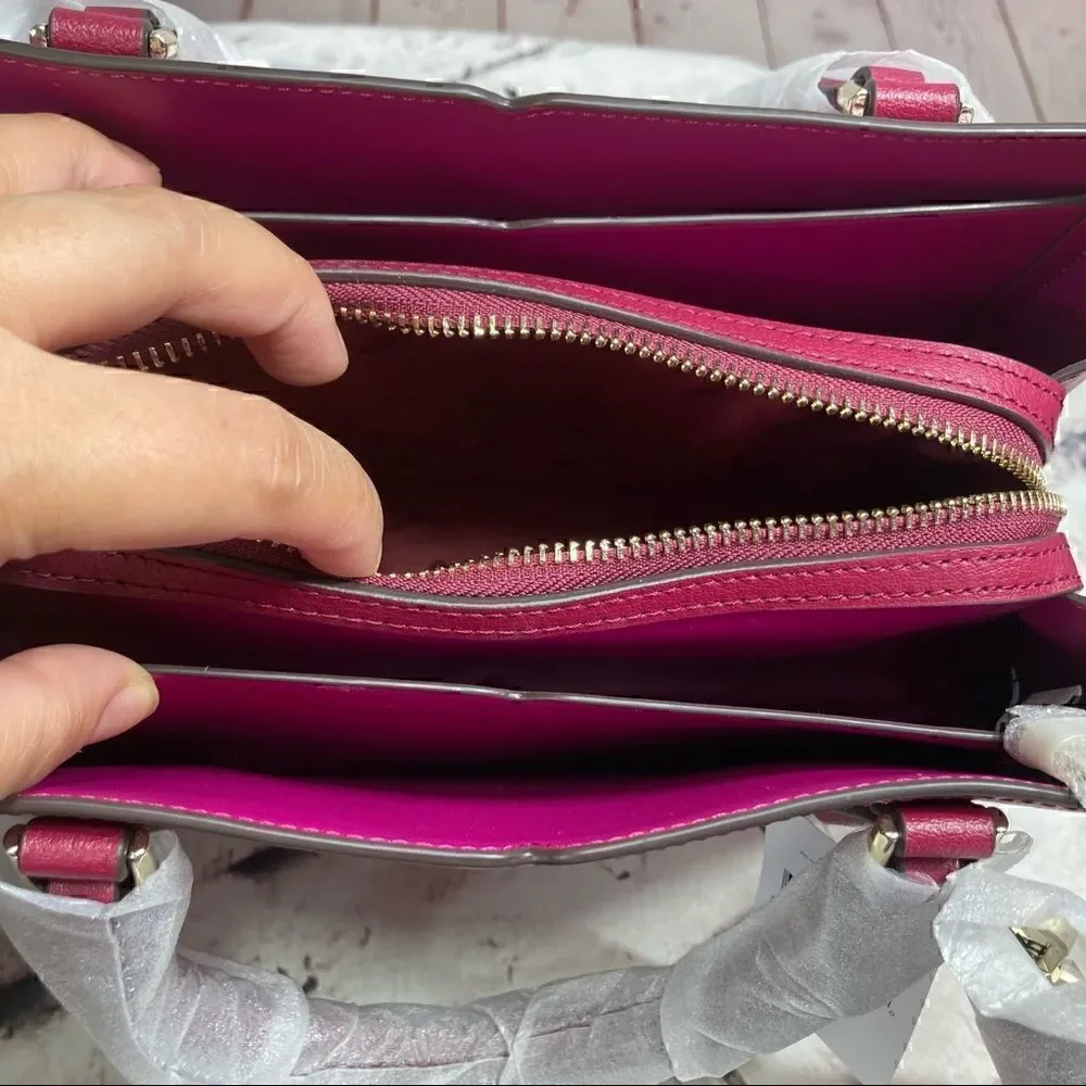KATE SPADE TIPPY SMALL LEATHER SATCHEL BAG NWT